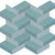 Spectrum in Light Blue Mosaic 13x12 Tile