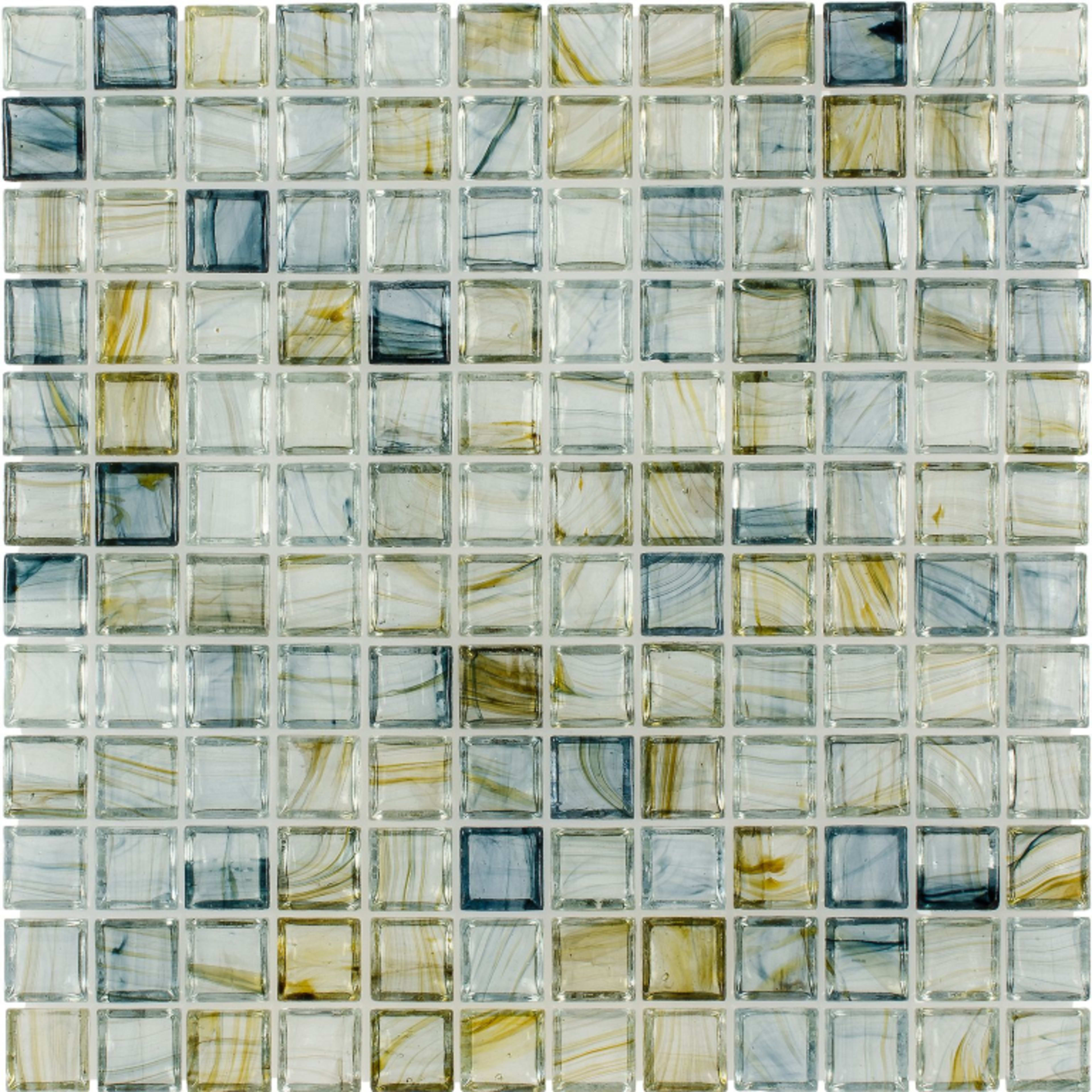 Splash in Sand Castle Glass Tile