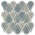 Euphoria in Mystic Rain Glass Tile