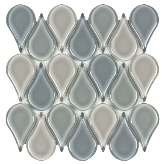 Euphoria in Mystic Rain Glass Tile