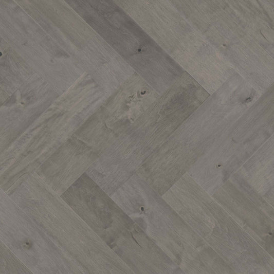 Sweet Memories Engineered - Maple Duramatt in Peppermint - 5" Herringbone Smooth Hardwood