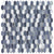 Royal Gems in Regal Sapphire Glass Tile