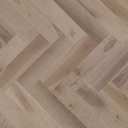 Admiration Engineered - Maple in Rio - 5" Herringbone Engraved Hardwood