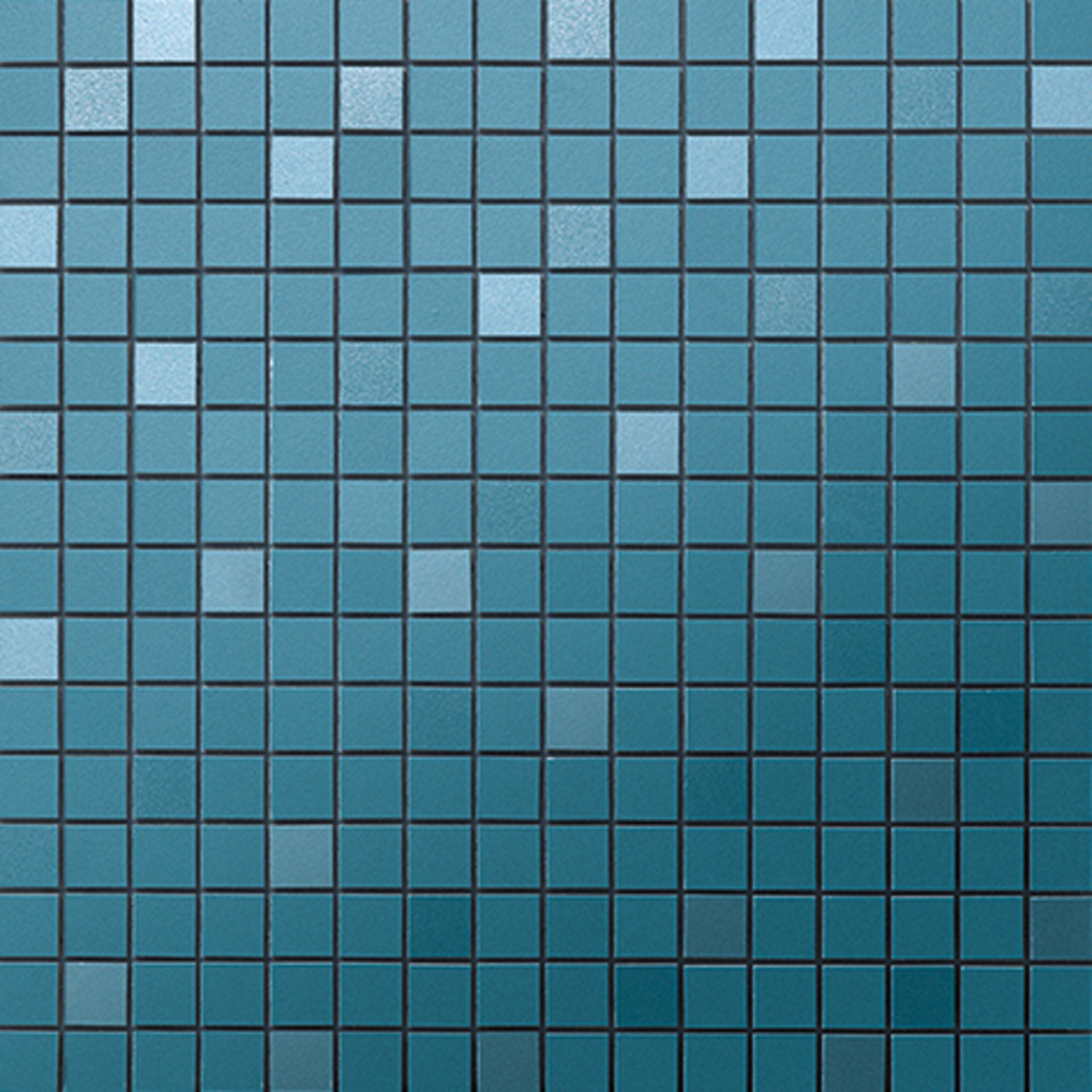 Spectrum in Blue Mosaic 1x1 Tile