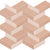 Spectrum in Peach Mosaic 13x12 Tile