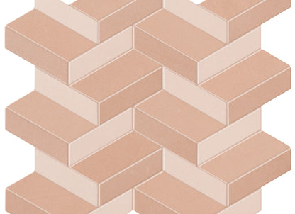 Spectrum in Peach Mosaic 13x12