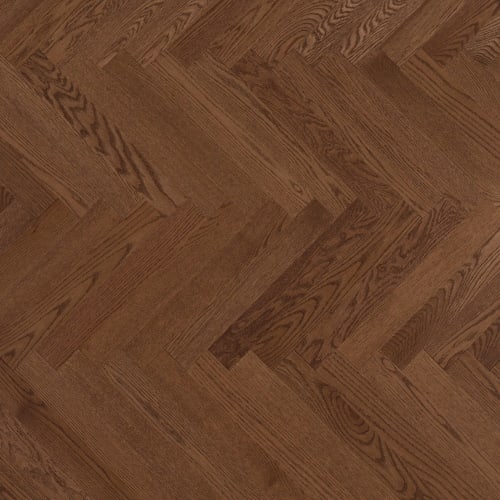 Admiration Engineered - Red Oak in Savanna - 5" Herringbone Smooth