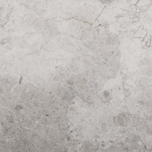 Marble Silver Collection in Silver Polished 12" X 12" Natural Stone
