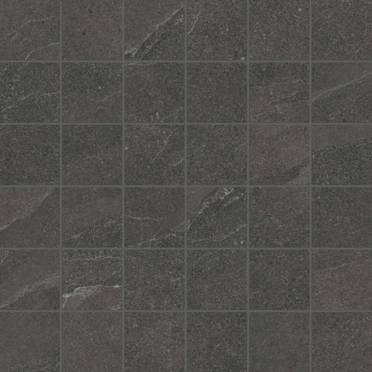 Niles in Black Mosaic 2x2 Tile