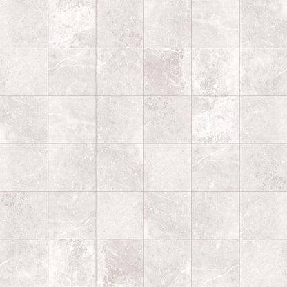 York in White Mosaic Tile