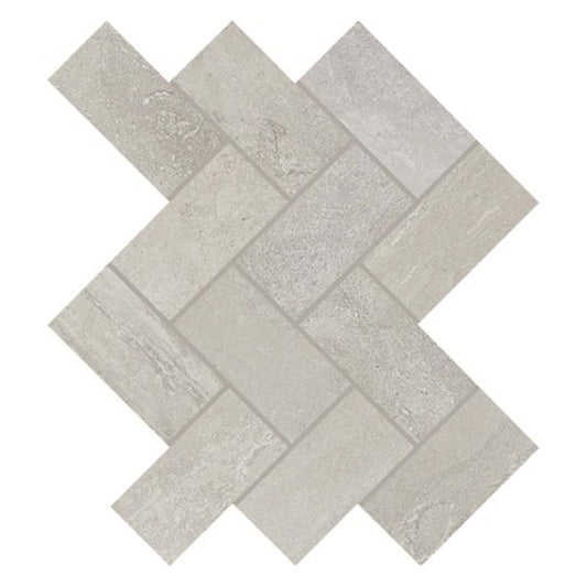 Core Fundamentals - Advantage in Trumpet Grey 2"x4" Herringbone Tile