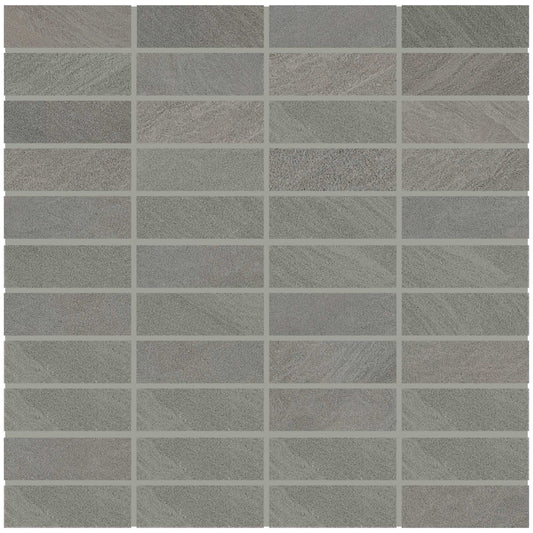 Rift in Gray Mosaic Stacked Tile