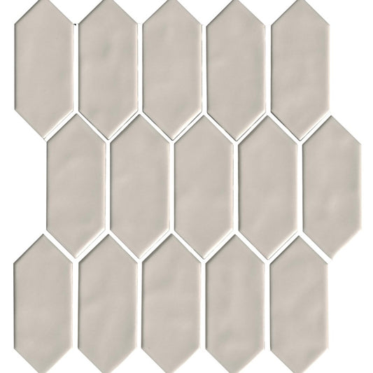 Regina in Sand Mosaic Picket Tile