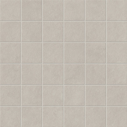 Spectrum in Light Grey Mosaic 2x2 Tile