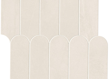 Spectrum in White Mosaic 12x12