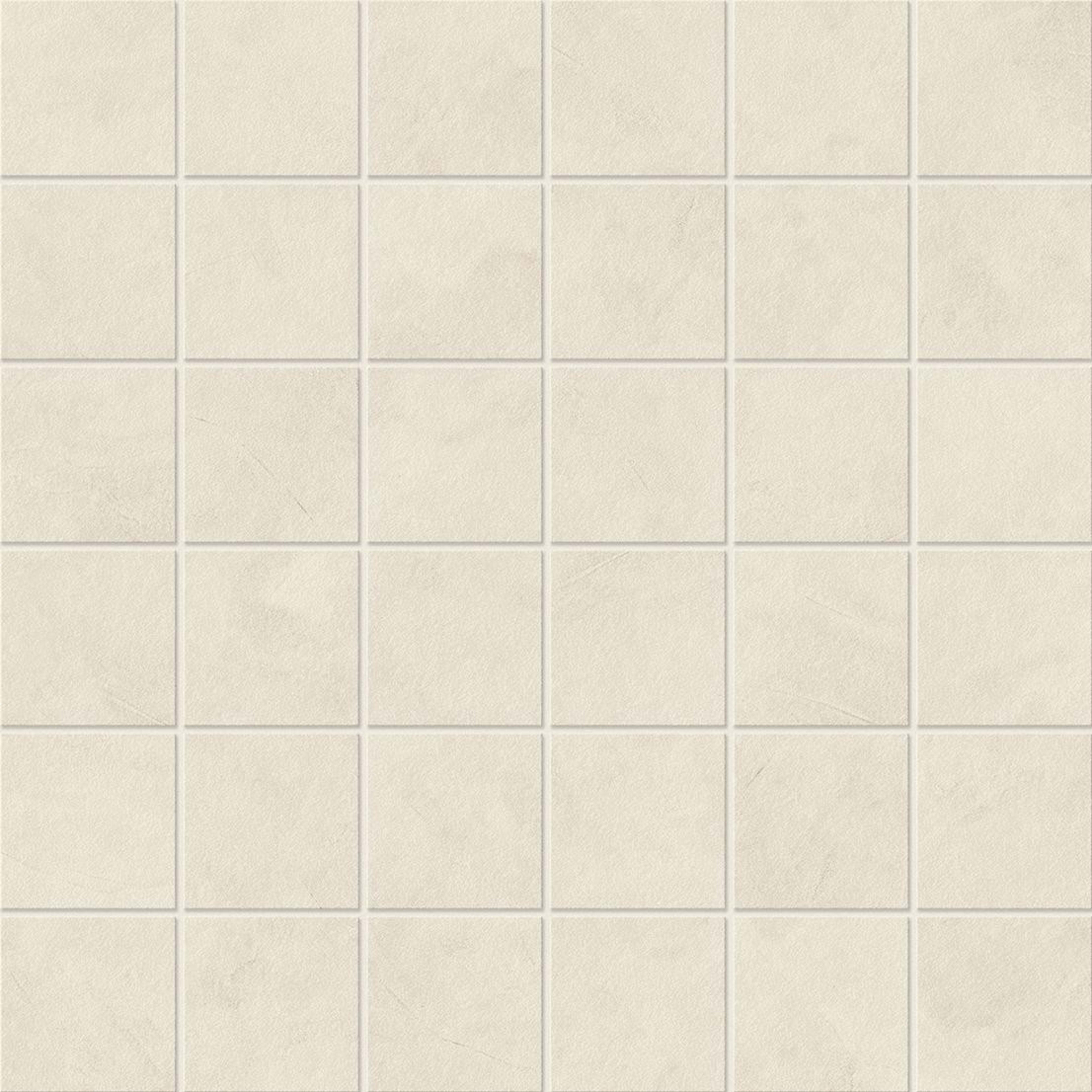 Spectrum in White Mosaic 2x2 Tile