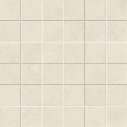 Spectrum in White Mosaic 2x2 Tile