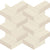 Spectrum in White Mosaic 13x12 Tile