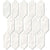 Regina in White Mosaic Picket Tile