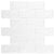Regina in White Mosaic Brick-Joint Tile