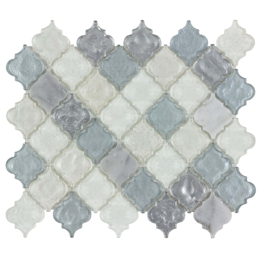 Chic in Persian Arabesque Glass Tile