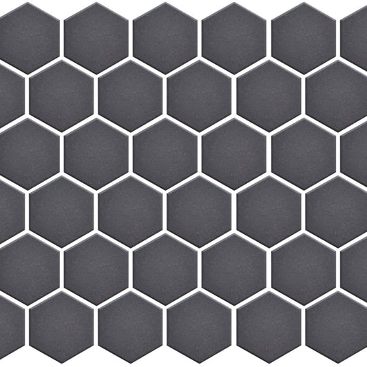 Back to Basics in Grey Mosaic Hexagon Tile