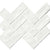 Regina in White Mosaic Herringbone Tile