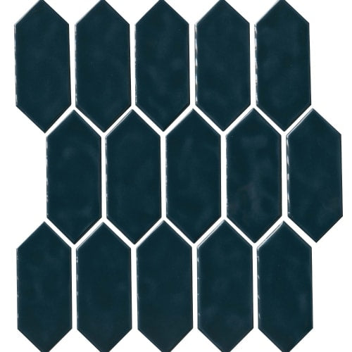 Regina in Dark Blue Mosaic Picket