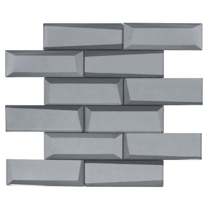Monet Magic in Foggy Bricks Glass Tile