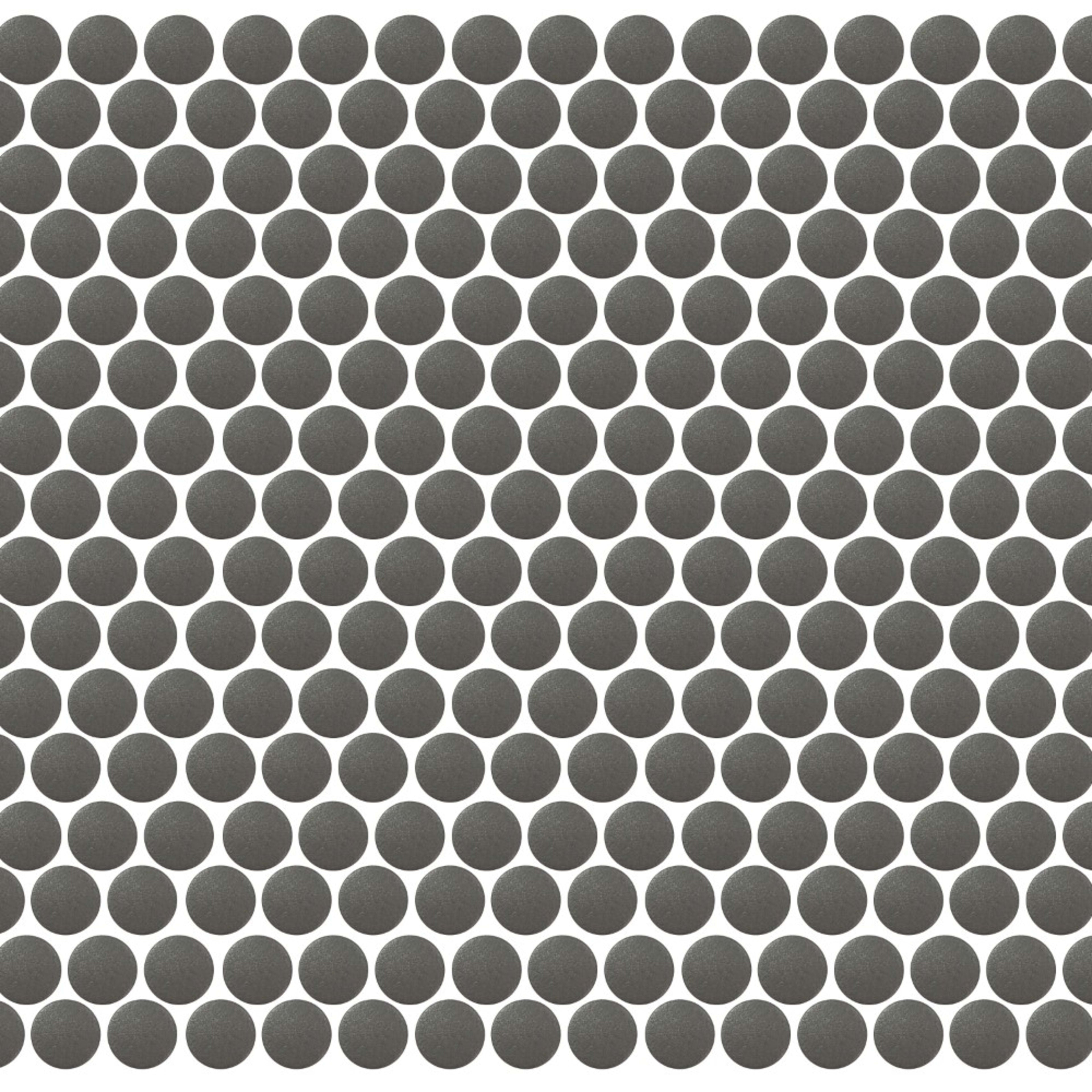 Back to Basics in Taupe Mosaic Penny Round Tile