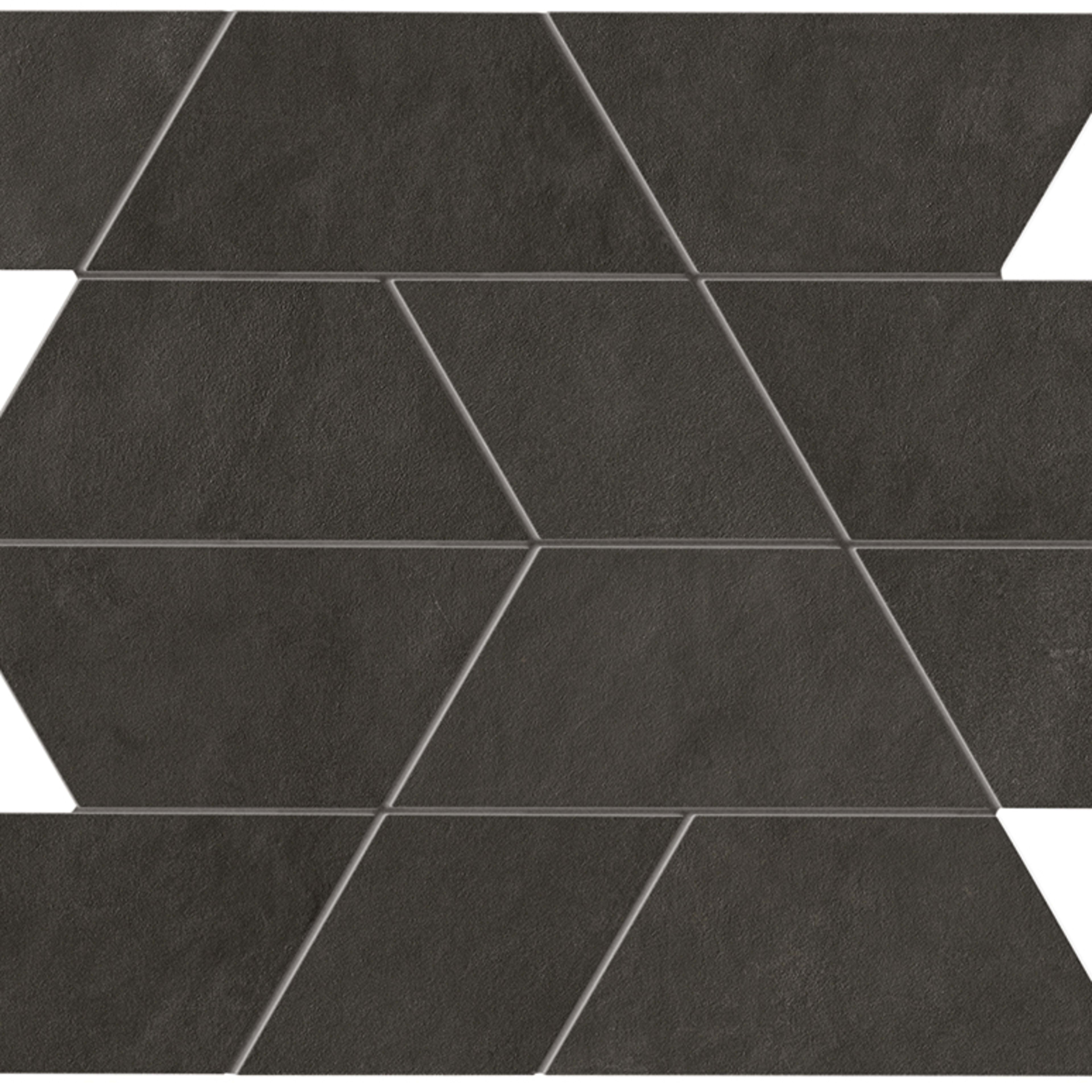 Spectrum in Black Mosaic 14x12 Matte Tile