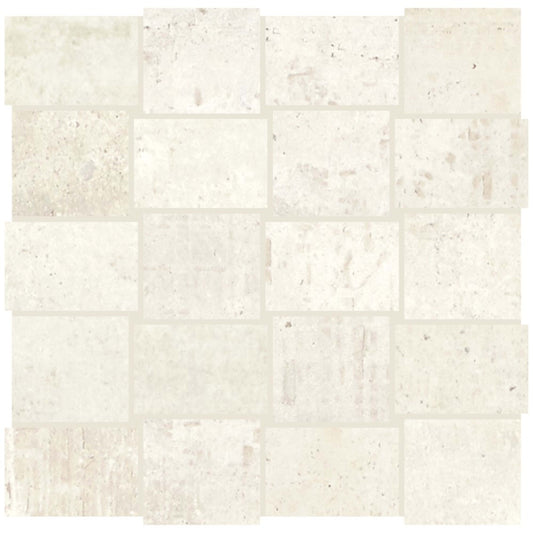 Transit in White Mosaic Tile